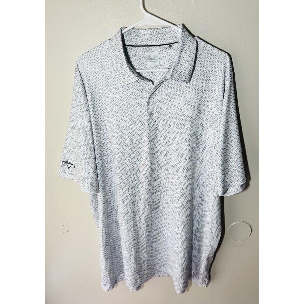 Callaway Performance Polo-Optic Dri-Swing Tech- X-Large/callaway logo pattern